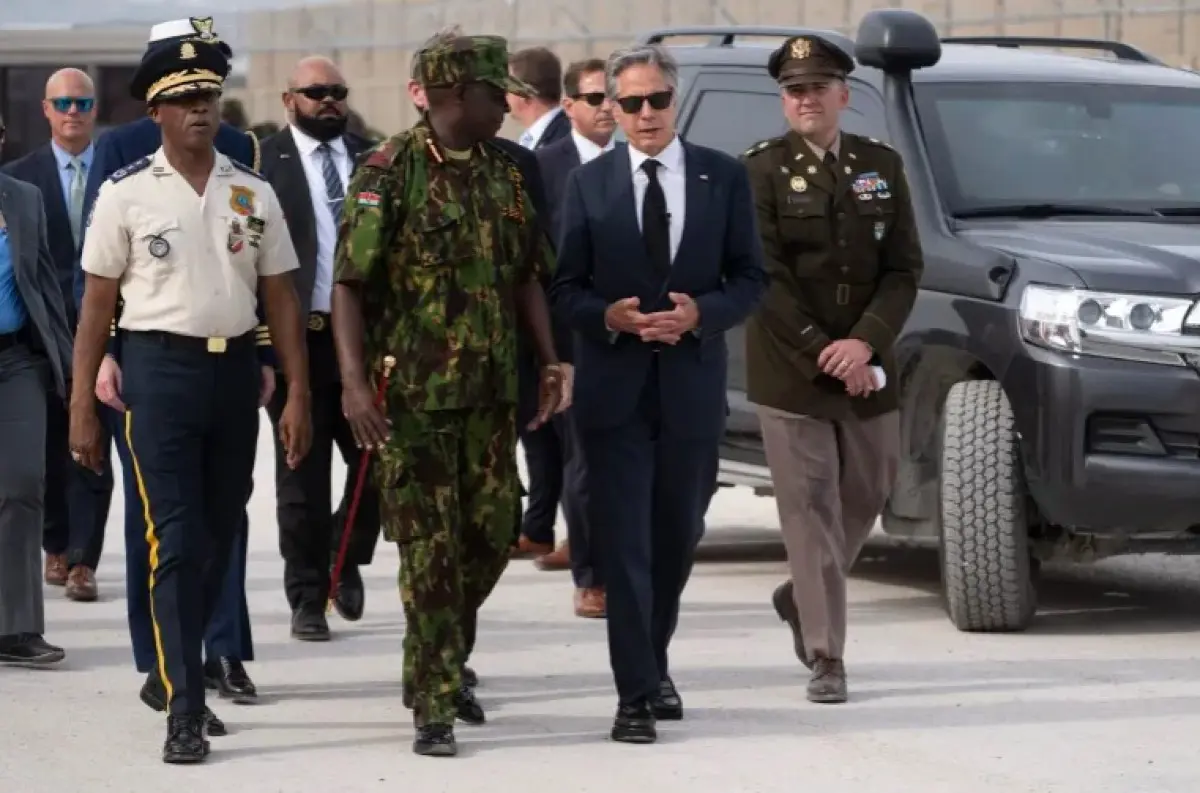 Blinken počas návštevy Haiti oznámil pomoc a podporu USA pre mierové sily