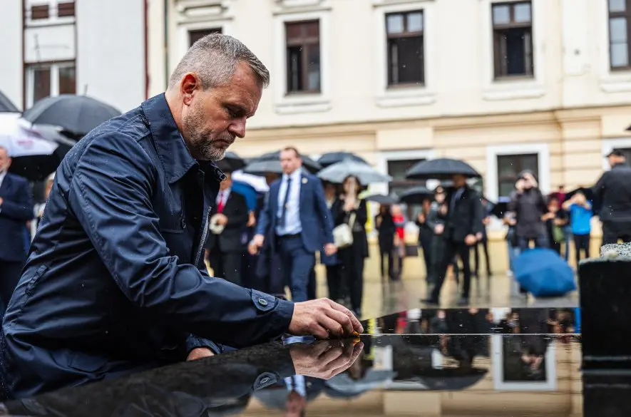 Prezident SR Peter Pellegrini si uctil obete holokaustu a rasového násilia + VIDEO