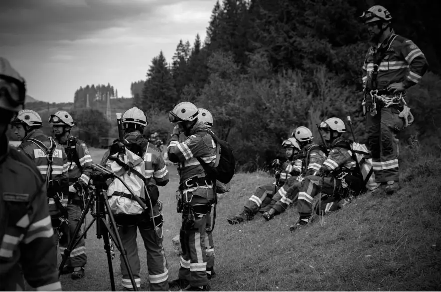 Ludrovská dolina: Po páde pri hasení požiaru zahynul dobrovoľný hasič + FOTO