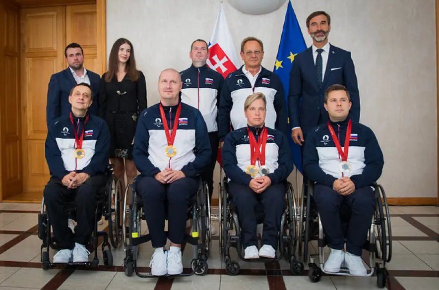 Blanár  prijal paralympijských medailistov po návrate z Paríža