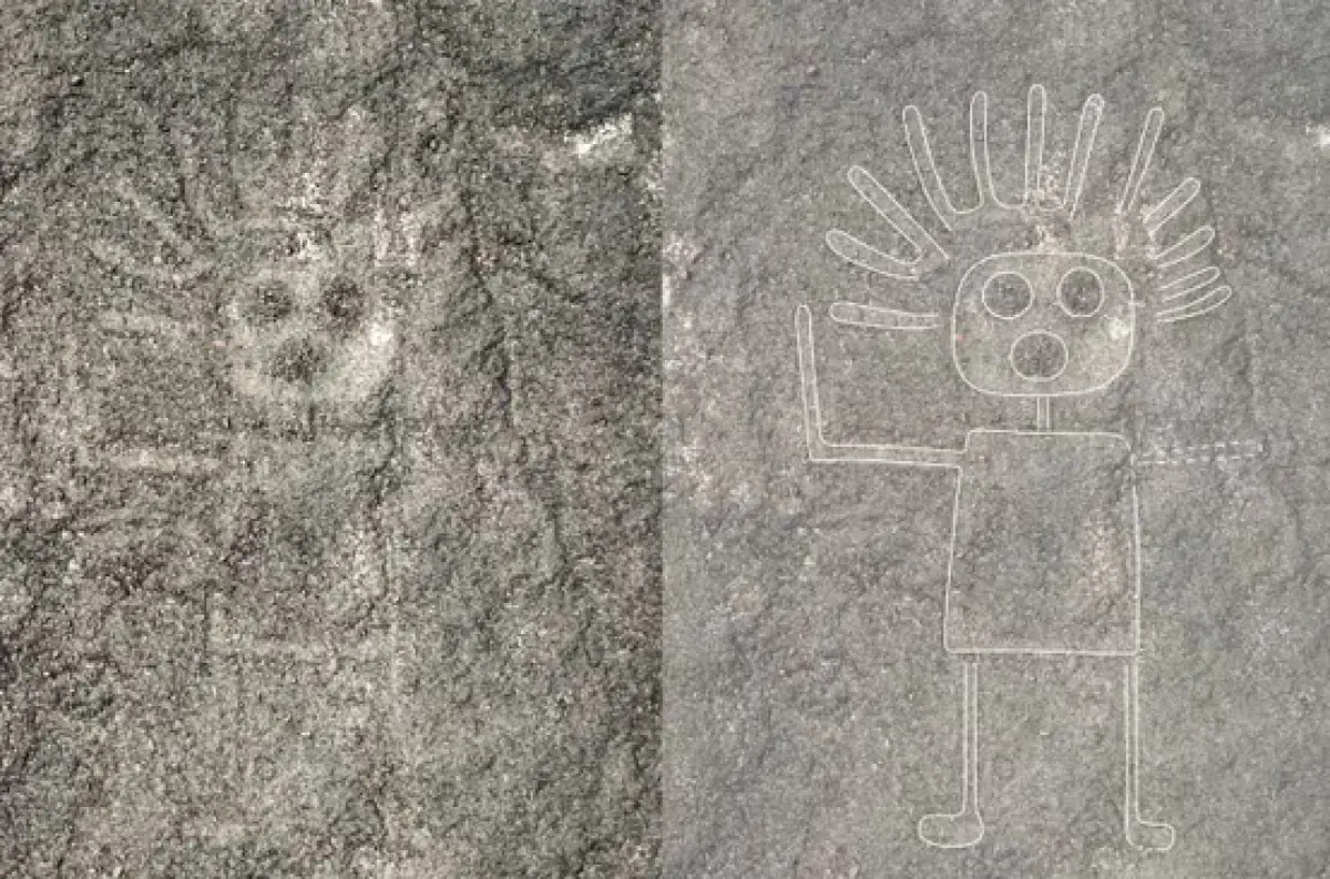 Archeológovia pomocou AI odhalili 303 geoglyfov pri peruánskom Nazca: Medzi nimi aj "kosatku s nožom" a tajomné postavy + VIDEO