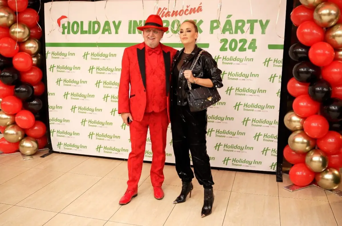 Jozef OKLAMČÁK a Karin HAYDU spolu na ROCKOVEJ HOLIDAY INN PÁRTY 2O24 v TRNAVE +VIDEO