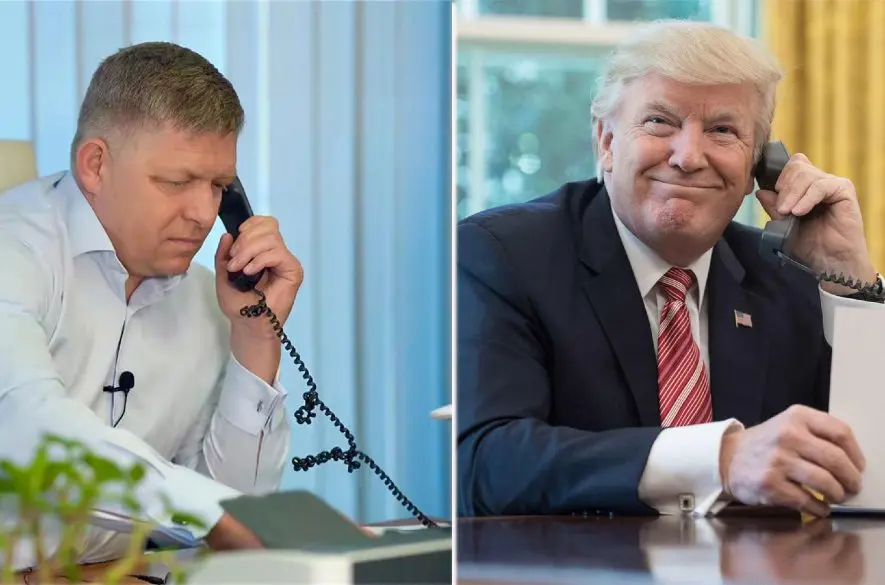 Premiér Robert Fico telefonoval s Donaldom Trumpom