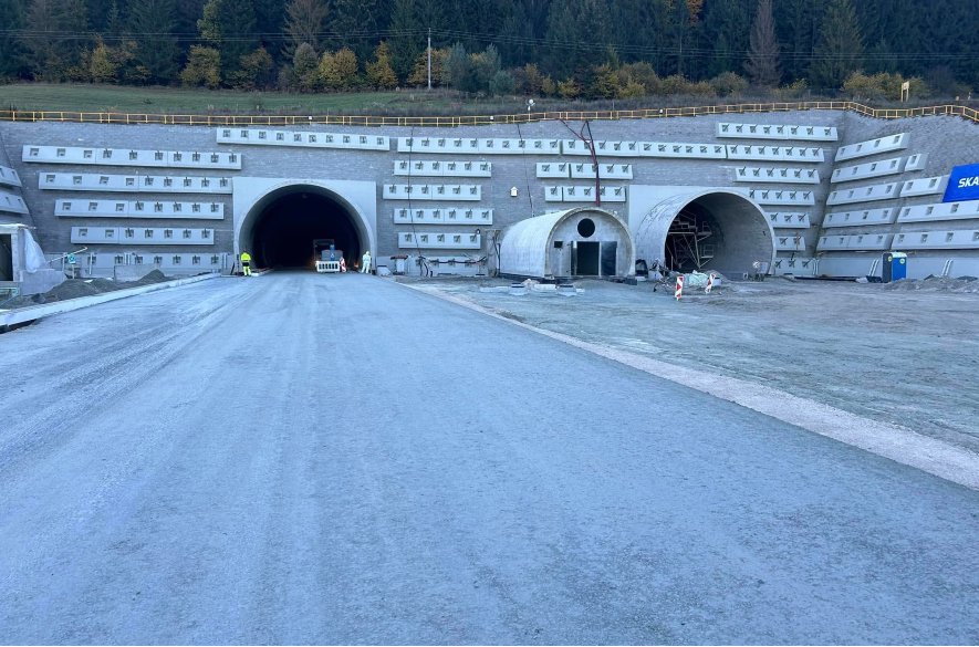 Tunel Višňové bude motoristom sprístupnený do konca februára 2026