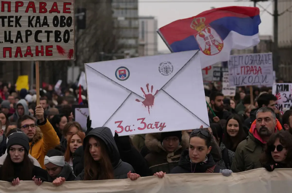 Protestné hnutie študentov v Srbsku: Volanie po spravodlivosti a demokracii + VIDEO