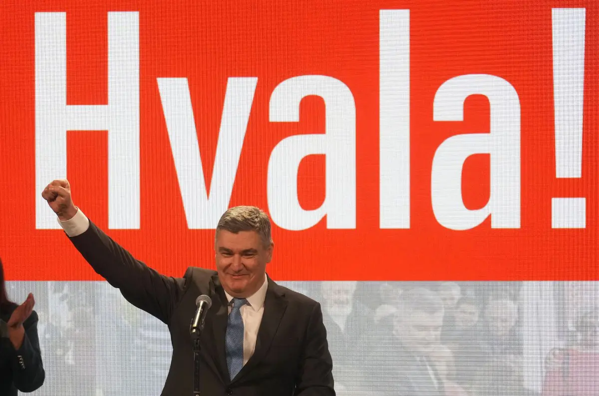 Zoran Milanović triumfoval v prezidentských voľbách s drvivým náskokom + VIDEO