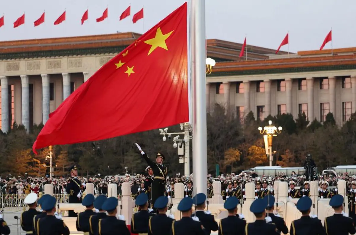 Veľkolepý ceremoniál vztýčenia vlajky v Pekingu na Nový rok 2025 + VIDEO