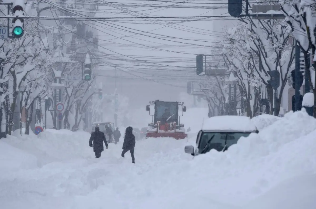 Počasie v Japonsku sa zbláznilo! Pozrite sa, ako to vyzerá na ostrove Hokkaido