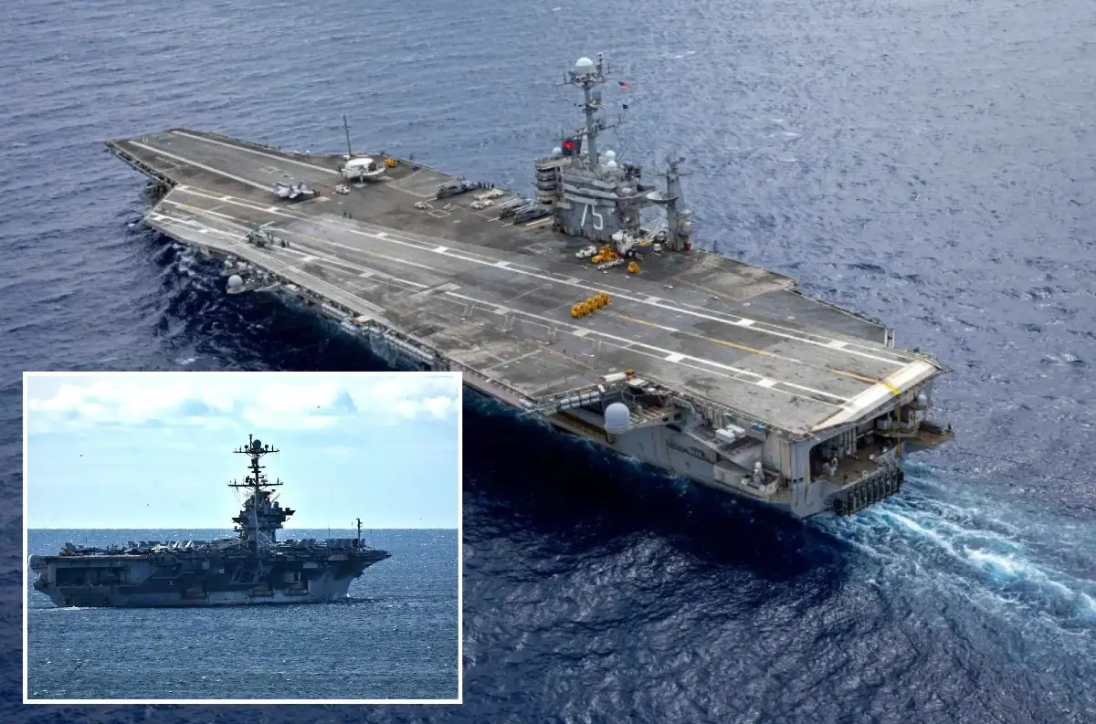 Dramatická ZRÁŽKA na mori: USS Harry S. Truman v kolízii s OBCHODNOU loďou! +VIDEO