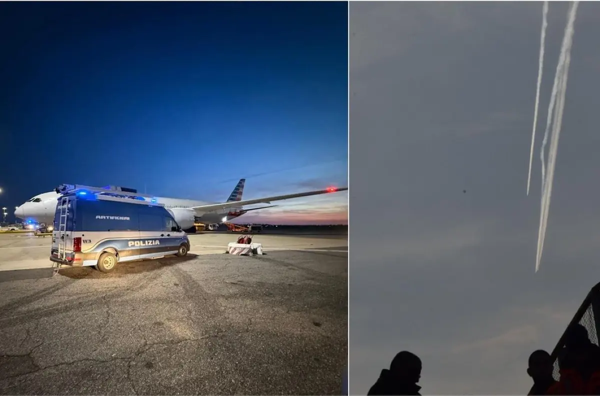 LET spoločnosti American Airlines bol po bombovej HROZBE nad Kaspickým morom PRESMEROVANÝ do Ríma! Sprevádzali ho DVE stíhačky +VIDEO