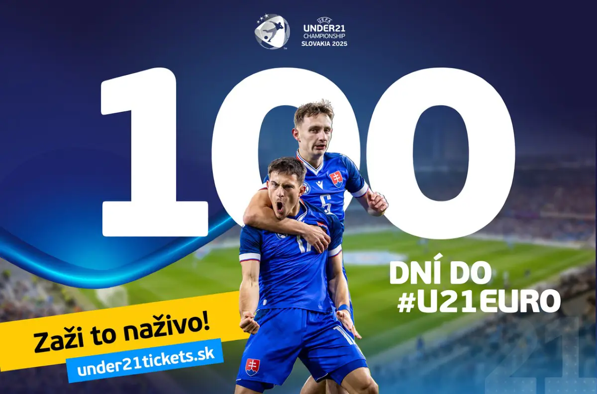 Futbalové ME do 21 rokov na Slovensku sa blížia:  100 dní do štartu, predaných cez 100-tisíc lístkov +VIDEO