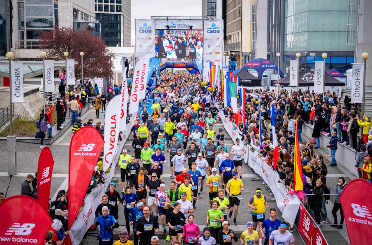 ČSOB Bratislava Marathon 2025 láka rekordný počet bežcov: Registrácia do hlavných disciplín už uzavretá +VIDEO