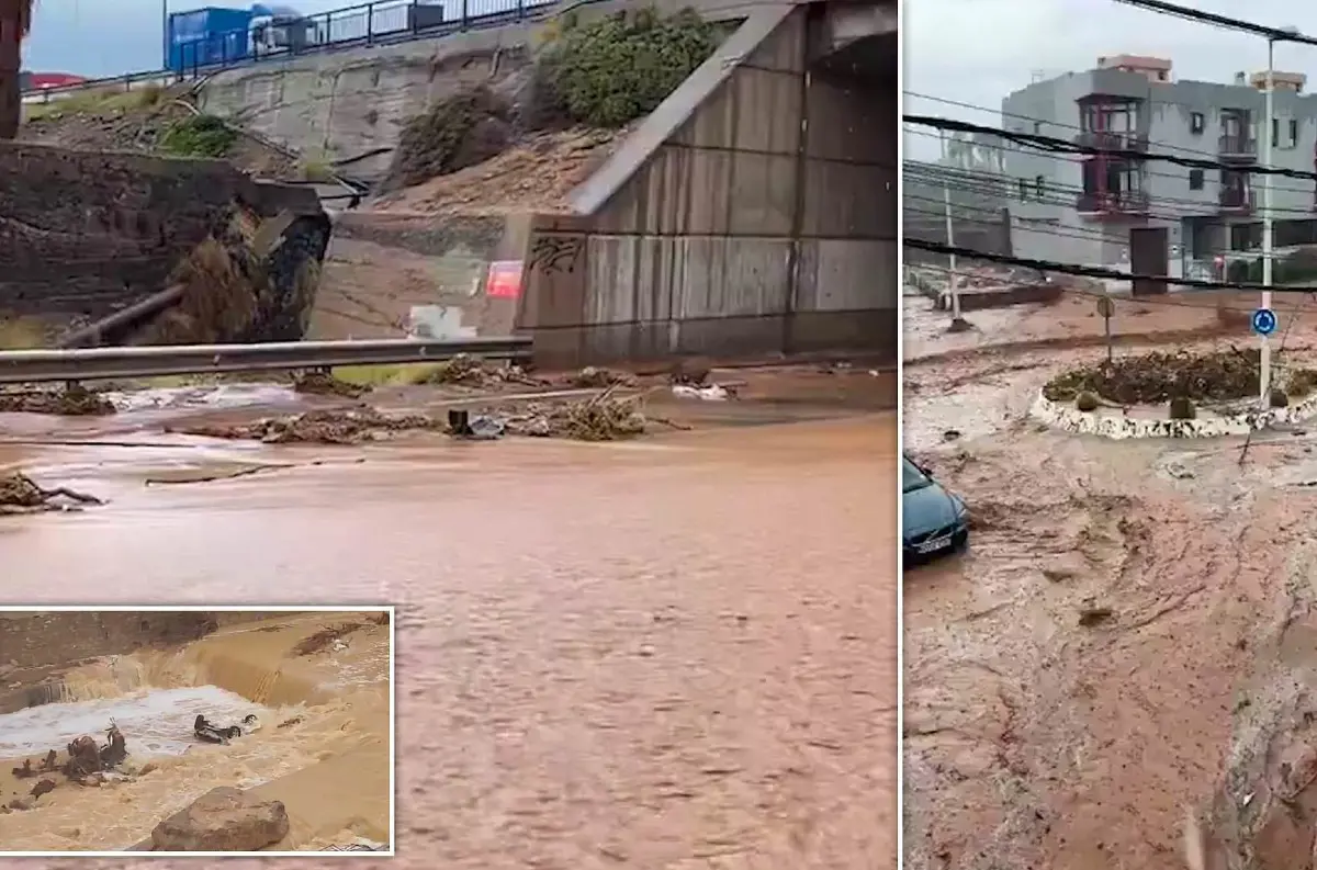 Katastrofálne záplavy na Kanárskych ostrovoch: Turistom sa odporúča zostať vo vnútri! +VIDEO