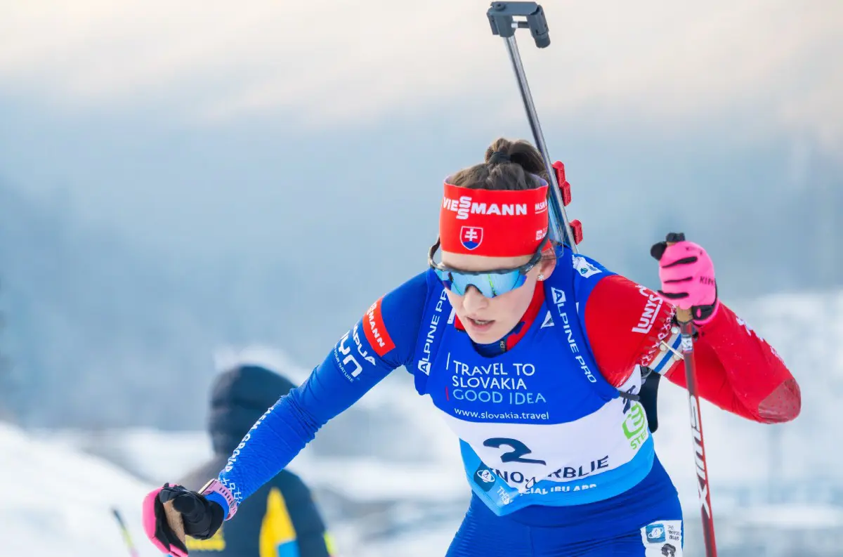 Slovenské biatlonistky bojovali v Novom Meste, napokon obsadili 13. miesto +VIDEO