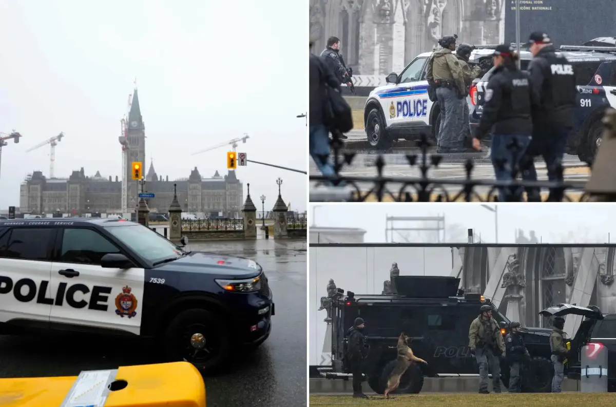 Dramatická uzávierka na Parliament Hill: Muž sa zabarikádoval v budove kanadského parlamentu +VIDEO