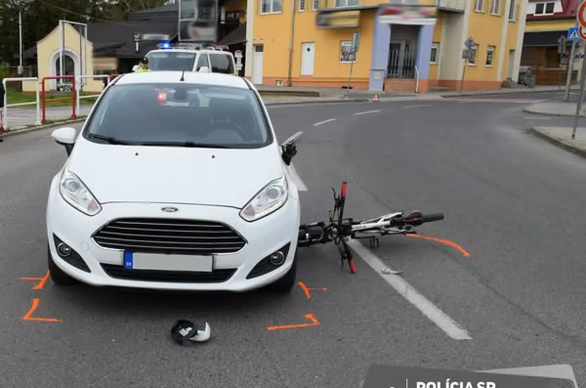 Opitý cyklista spôsobil nehodu v Bánovciach: V dychu mu namerali takmer 2,8 promile!