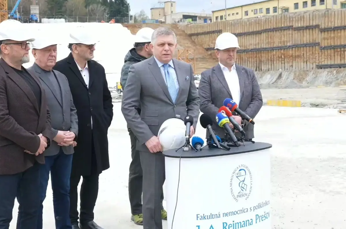 FICO: Hrubá stavba NOVEJ nemocnice v Prešove - do konca roku 2026 +VIDEO