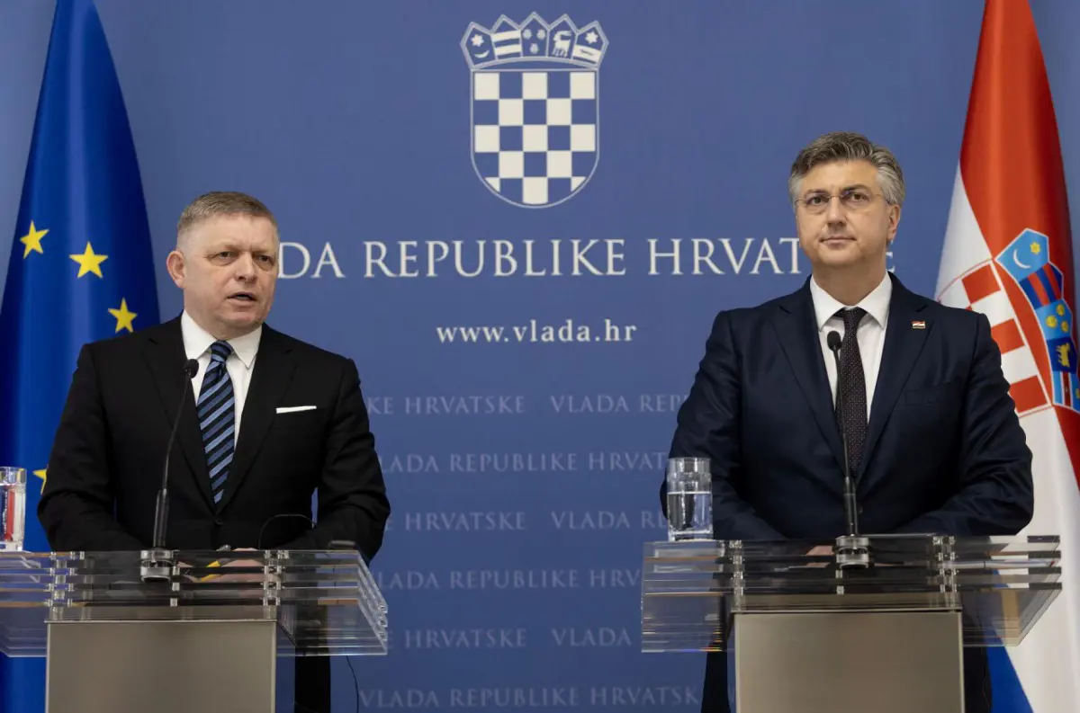 Fico v Záhrebe: Obnovenie tranzitu plynu a posilnenie spolupráce s Chorvátskom +VIDEO