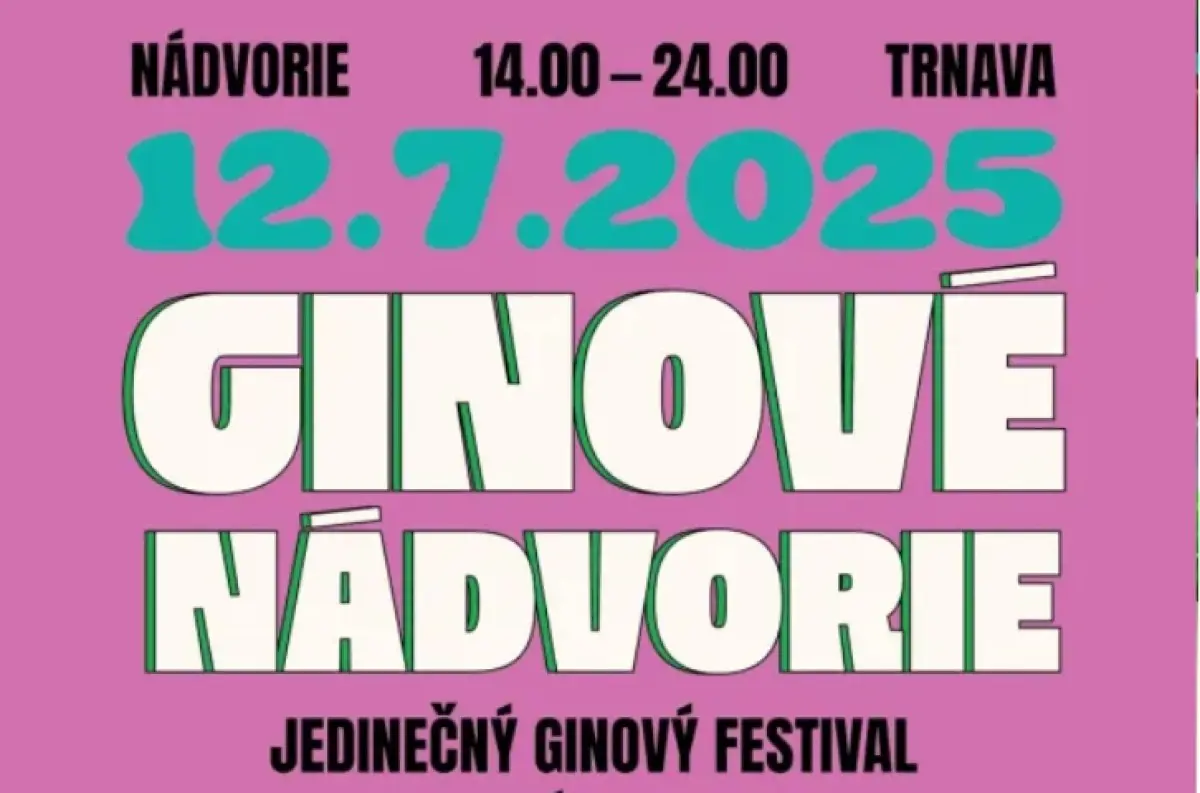 Trnava / Najväčšie ginové podujatie u nás: Ginové Nádvorie 2025. Lahodné ginové coctaily od špičkových barmanov