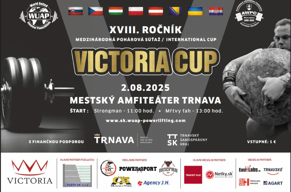 VICTORIA Cup 2025: Jedinečná súťaž - dve podujatia na jednom súťažnom pódiu