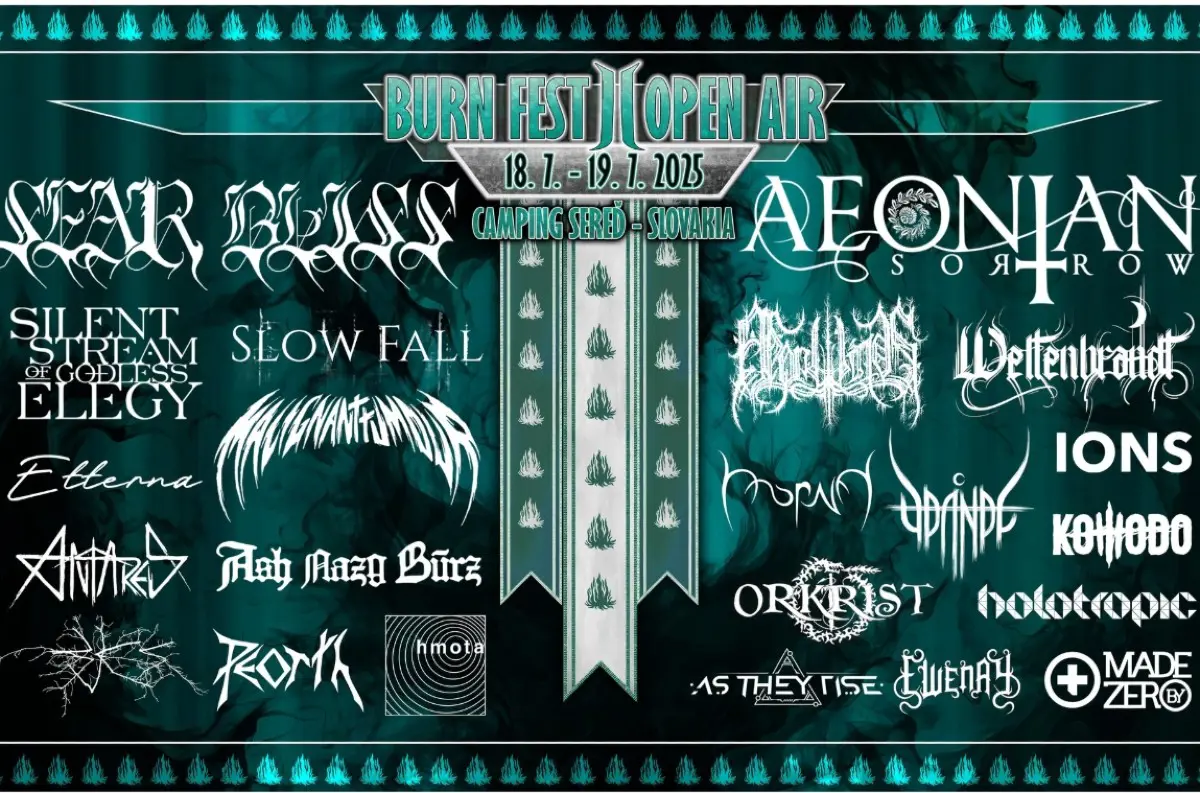 Sereď / Burn Fest Open Air: Dva dni v prírode pri Váhu s 22 kapelami z 8 krajín!