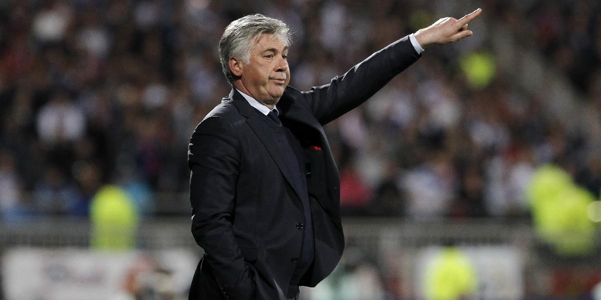 PSG odmietol uvoľniť Ancelottiho Realu Madrid