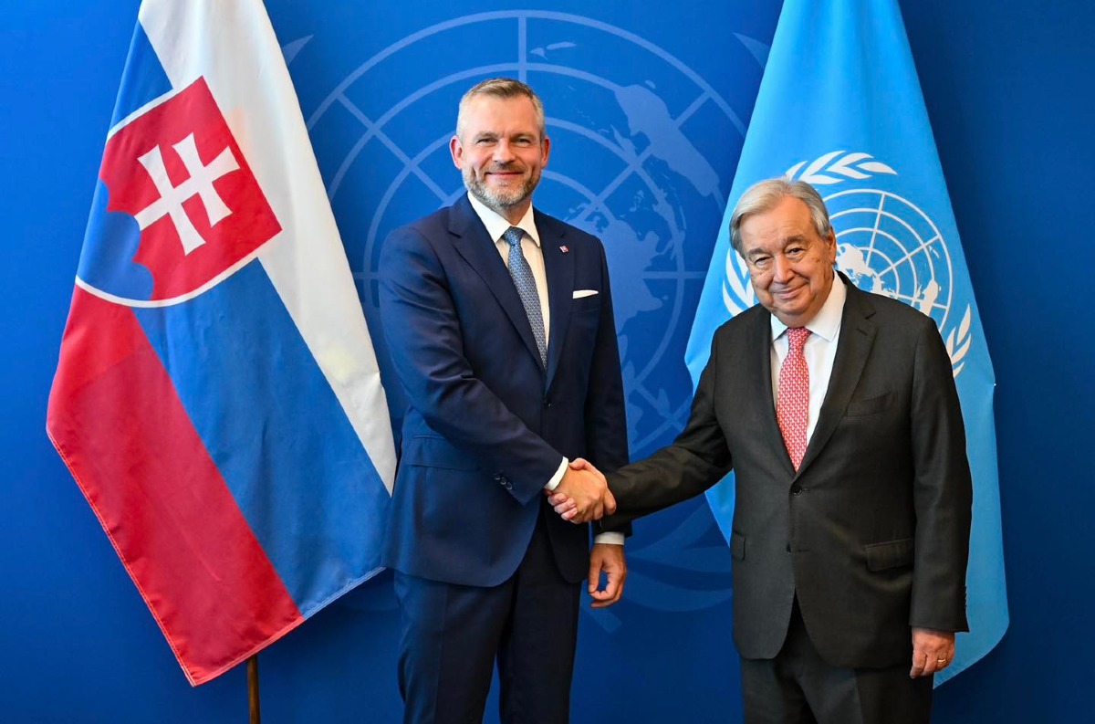 Pellegrini rokoval s generálnym tajomníkom OSN Guterresom: Slovensko