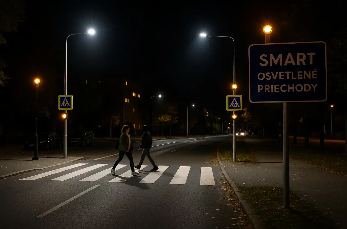 Košice rozžiaria ulice: Pribudnú SMART priechody, nové osvetlenie a výstražné blikače – bezpečnosť ide na maximum!
