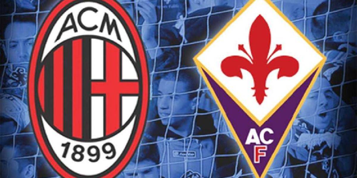 AC Miláno a Fiorentina budú na diaľku bojovať o LM 
