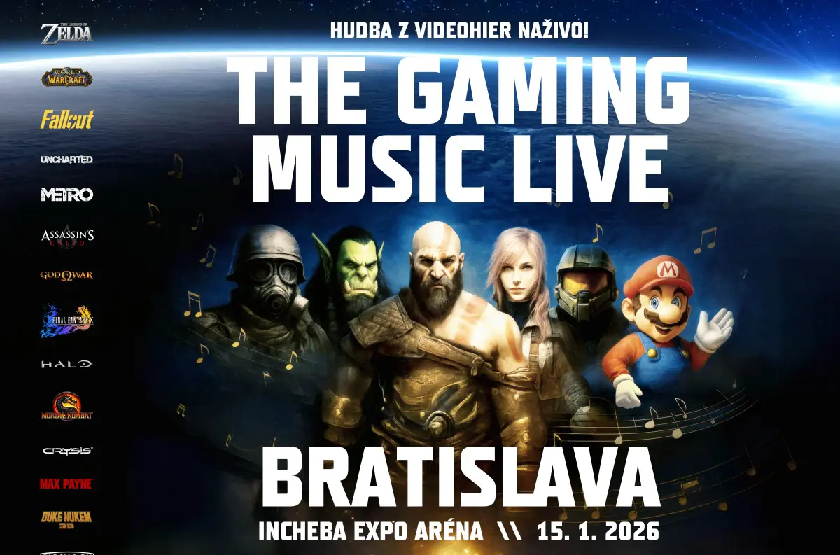 Ikonická herná hudba naživo v Bratislave: Bohemian Symphony Orchestra Prague predstaví The Gaming Music Live. To treba zažiť!
