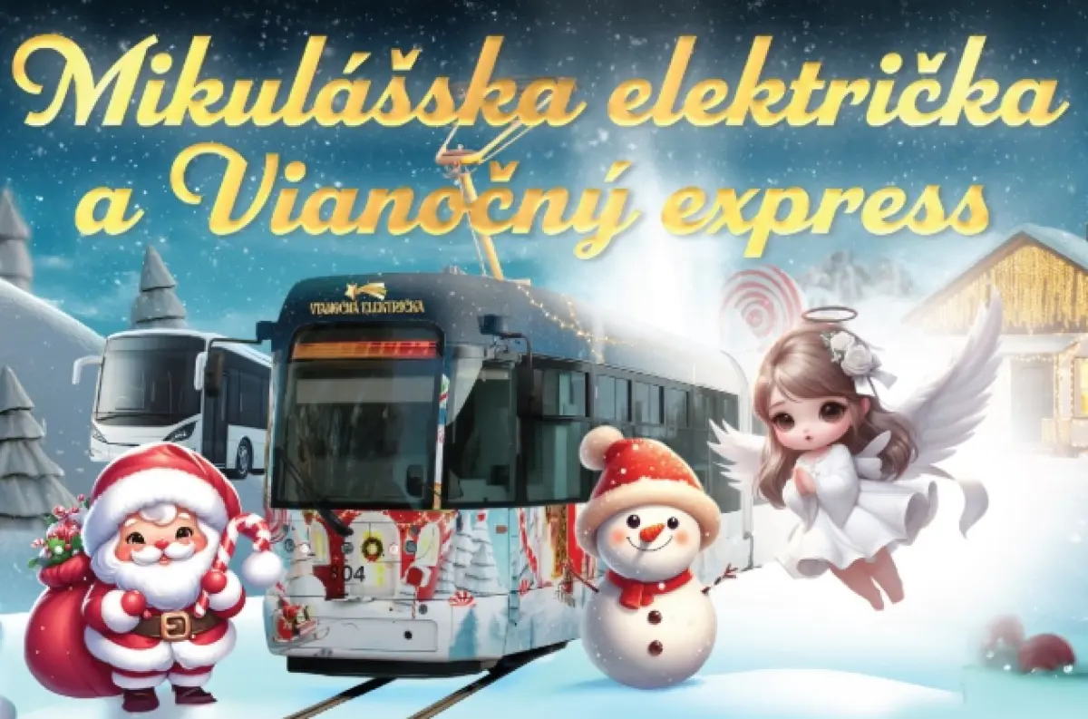 Košice zažijú Mikulášsku jazdu: Vianočná električka a expres zadarmo pre všetkých!