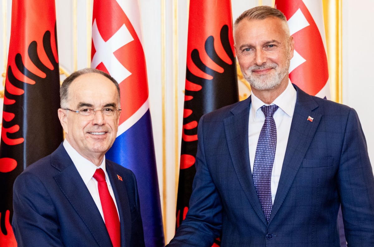 Raši prijal albánskeho prezidenta na Bratislavskom hrade: Slovensko