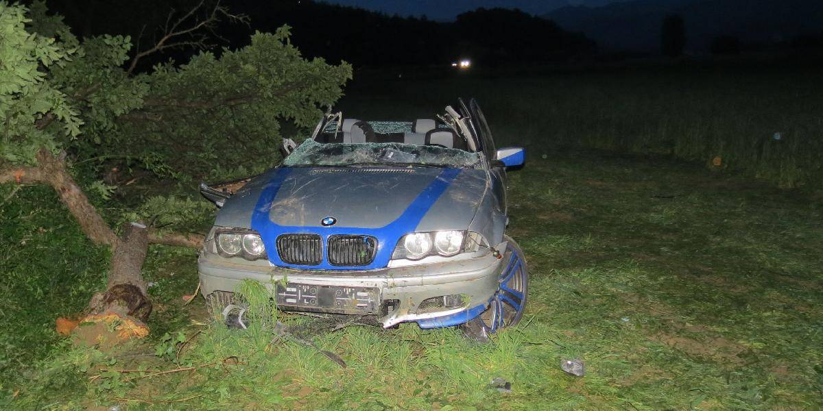 Mladík so svojím BMW narazil do stromu: Spolujazdec neprežil