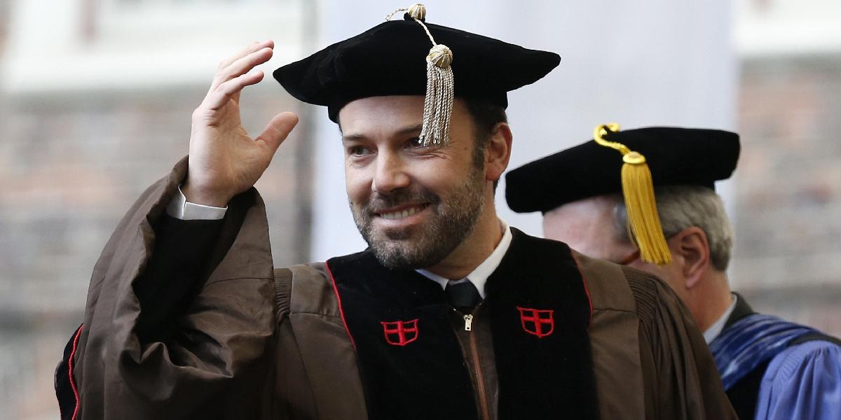 Ben Affleck dostal čestný doktorát: Je doktorom krásnych umení