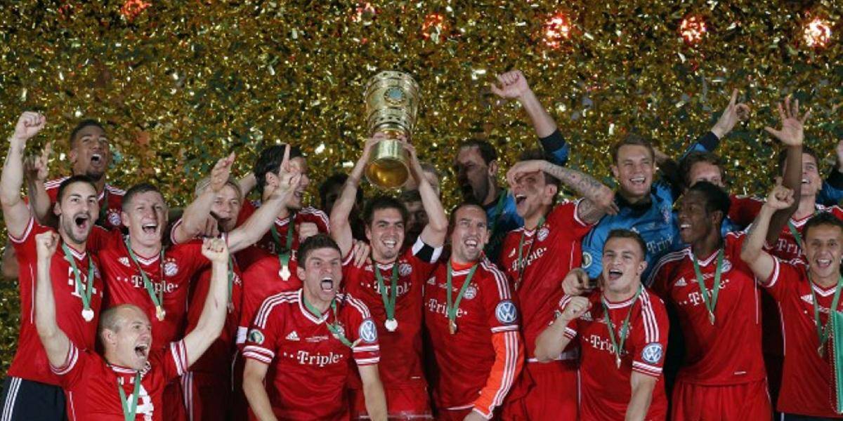 Hráči Bayernu Mníchov získali aj Nemecký pohár