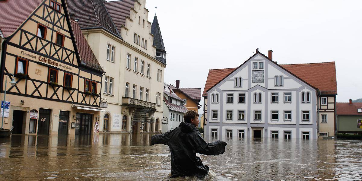 V Nemecku je zaplavený najmä juh a východ, Passau má najhoršie za sebou