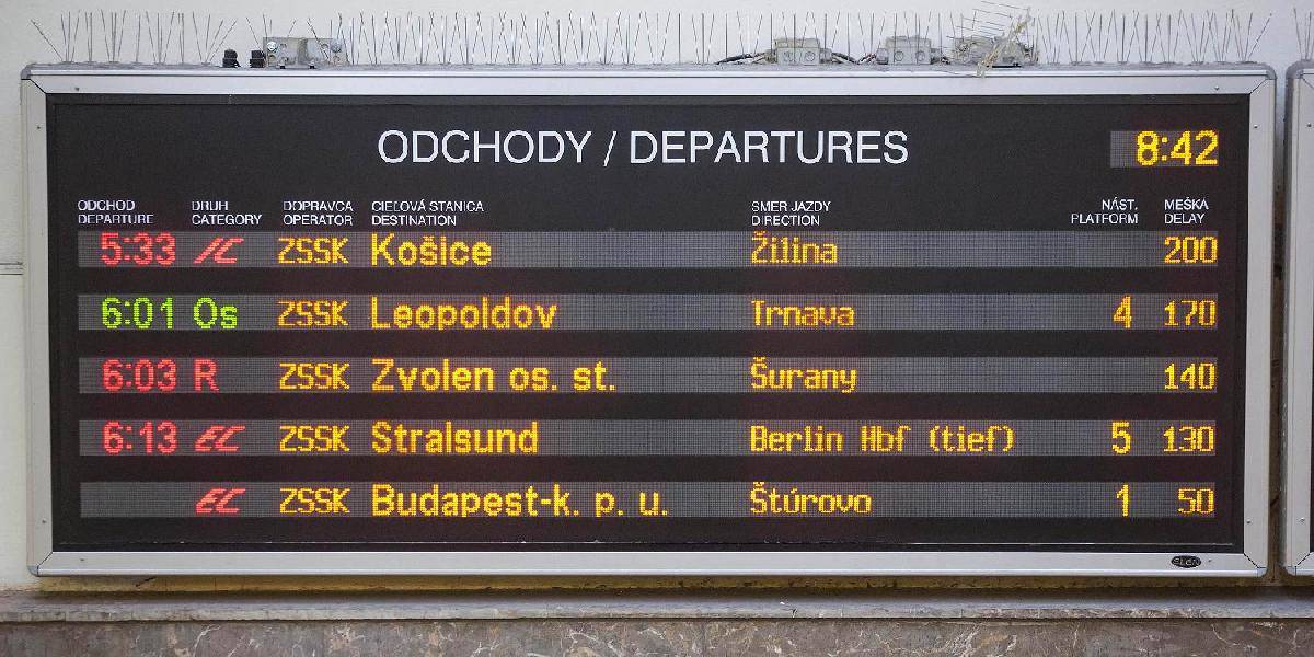 Kvôli povodniam budú niektoré vlaky z ČR meškať minimálne dve hodiny