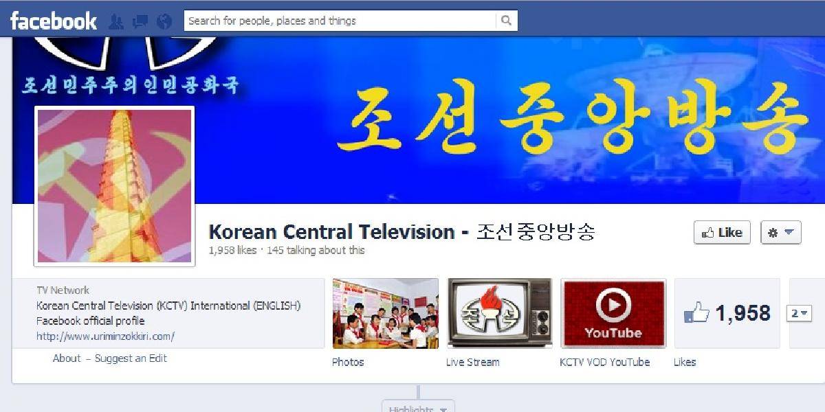 Severokórejská televízia začala vysielať naživo cez Facebook