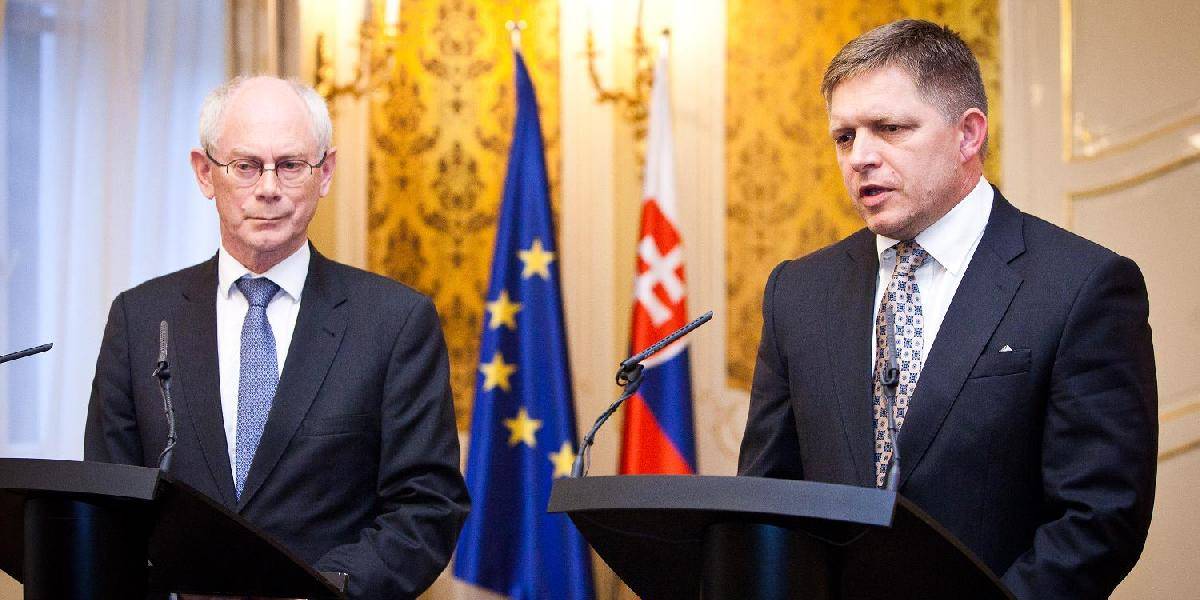 Fico požiadal Van Rompuya o podporu pri čerpaní eurofondov