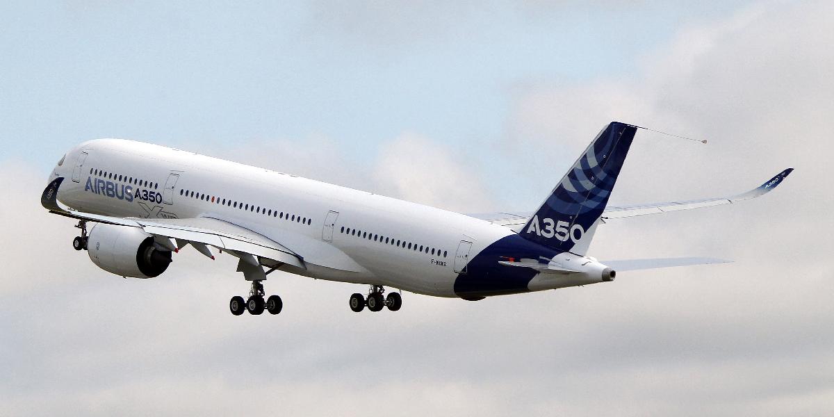 Nový dopravný Airbus A350 vzlietol na prvý skúšobný let