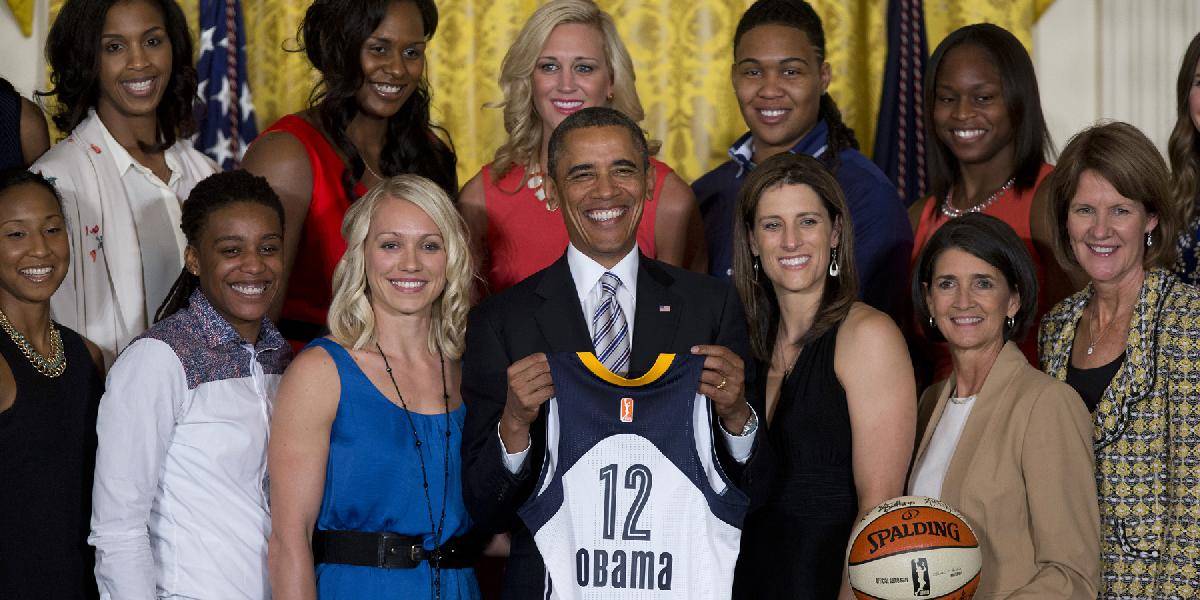 Barack Obama prijal v Bielom dome víťazky WNBA
