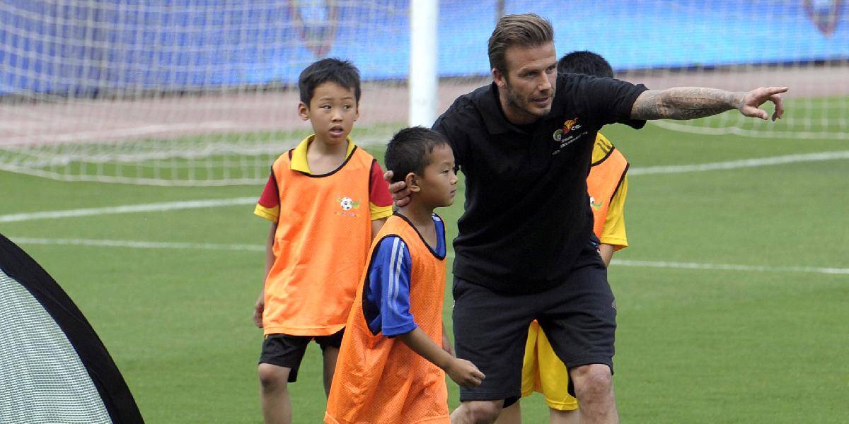 Beckhamova návšteva Číny sa takmer skončila tragédiou