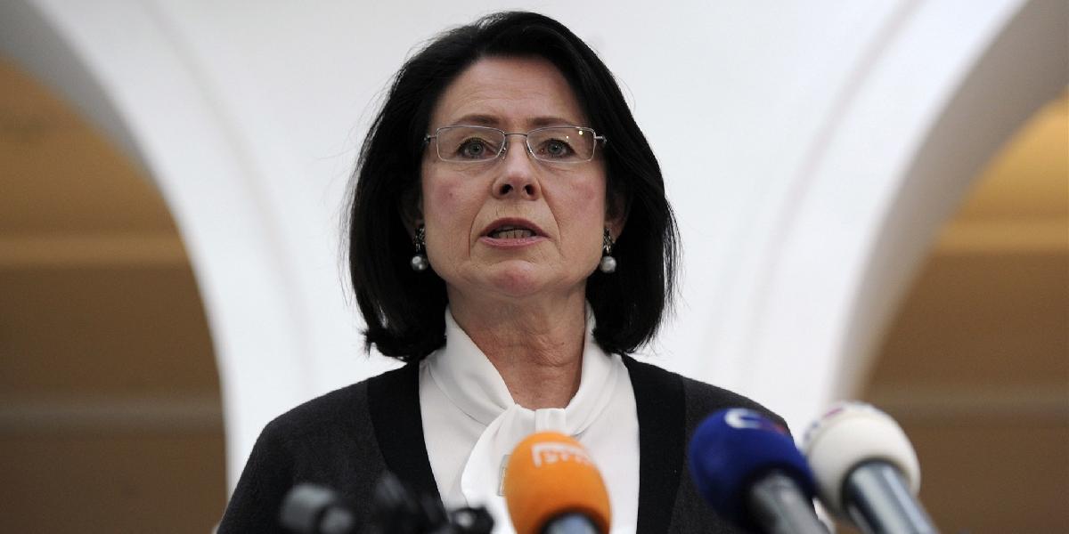 Nominantka na českú premiérku Němcová kritizovala raziu na Úrade vlády
