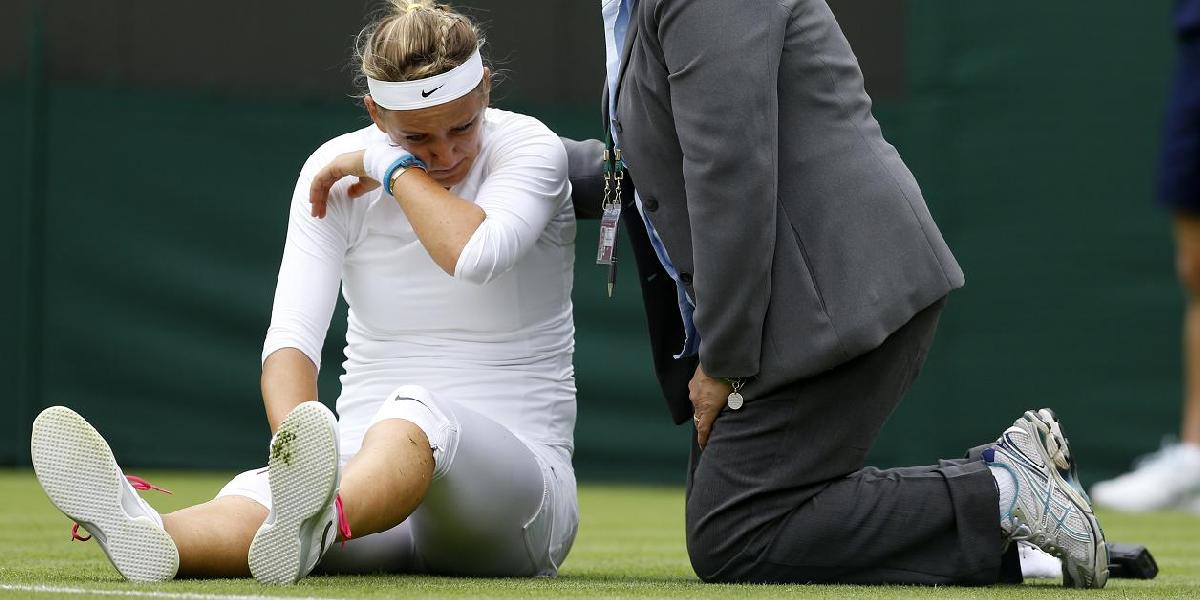Wimbledon: Vyšetrenia u Azarenkovej neukázali poškodenie kolena