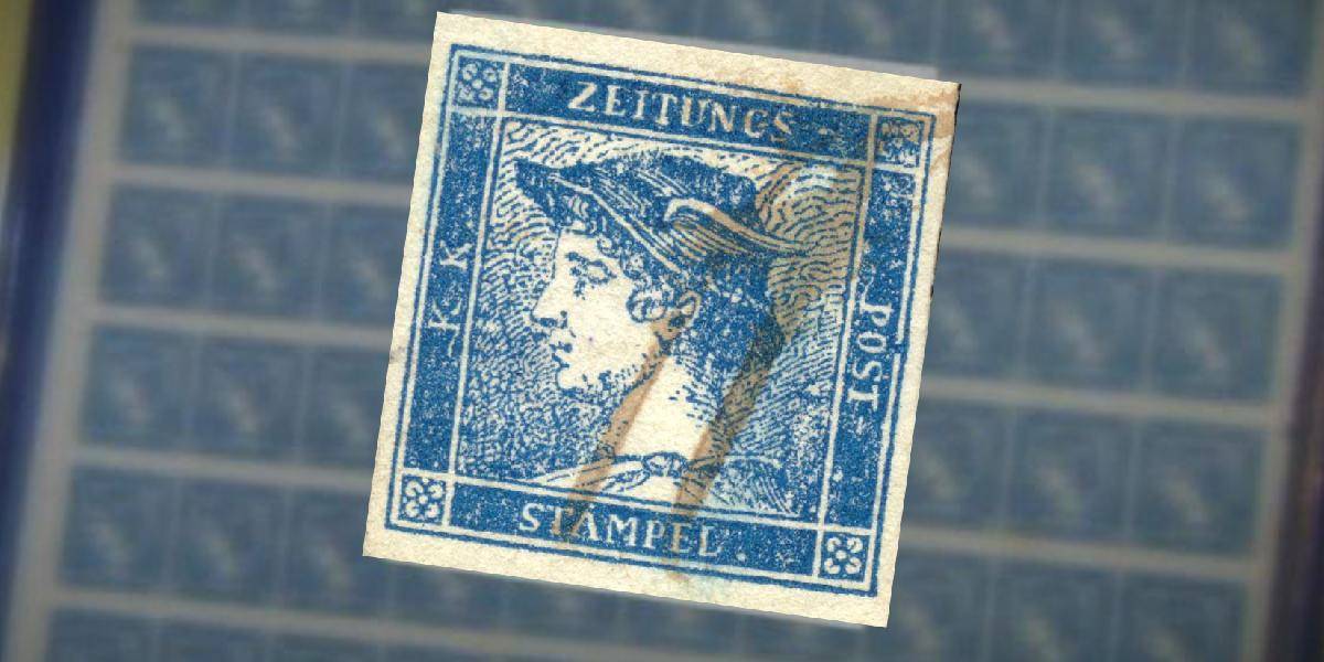 Poštovú známku Modrý Merkúr doručili na výstavu ozbrojenou policajnou eskortou
