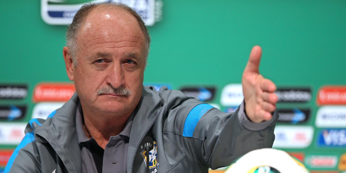 Tréner brazílskej futbalovej reprezentácie Luiz Felipe Scolari túži vyhrať