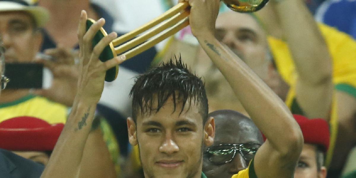 Neymar bol na Pohári konfederácii najlepší, získal Zlatú loptu