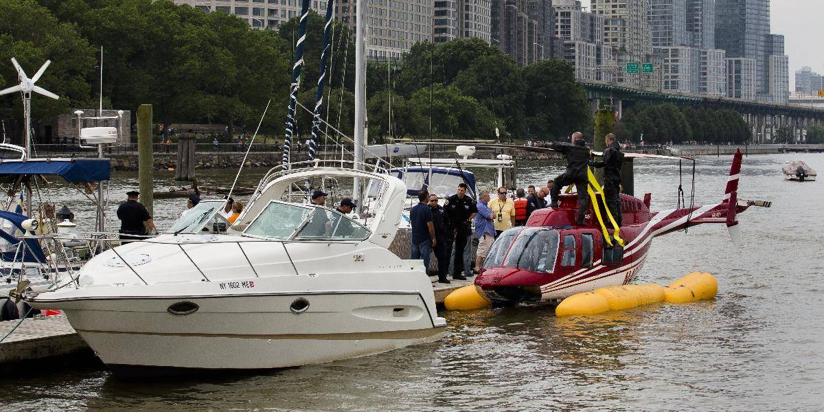 Ďalší zázrak na rieke Hudson: Pilot helikoptéry pristál na hladine, nikto sa ani len nezranil