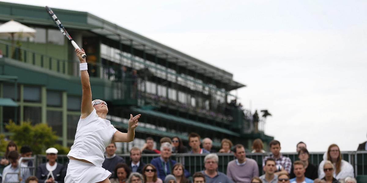 Wimbledon: Flipkensová umlčala reportéra na streche