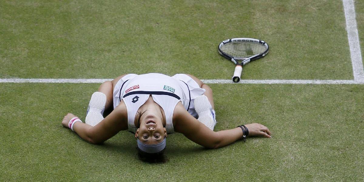 Wimbledon:Bartoliová jasne získala prvý set finále proti Lisickej